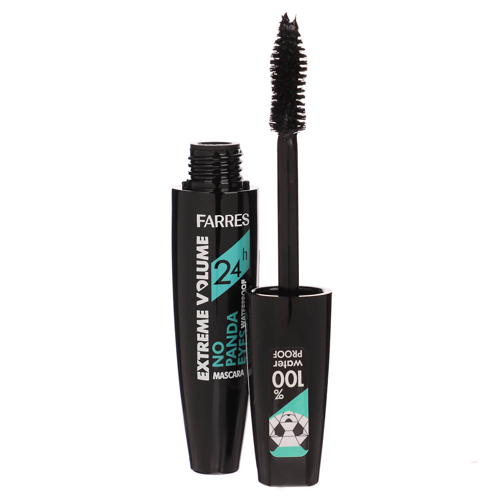 Тушь для ресниц водостойкая "Extreme Volume" с эффектом "NO PANDA EYES" тм Farres 13,1 мл, арт.№ 330-614