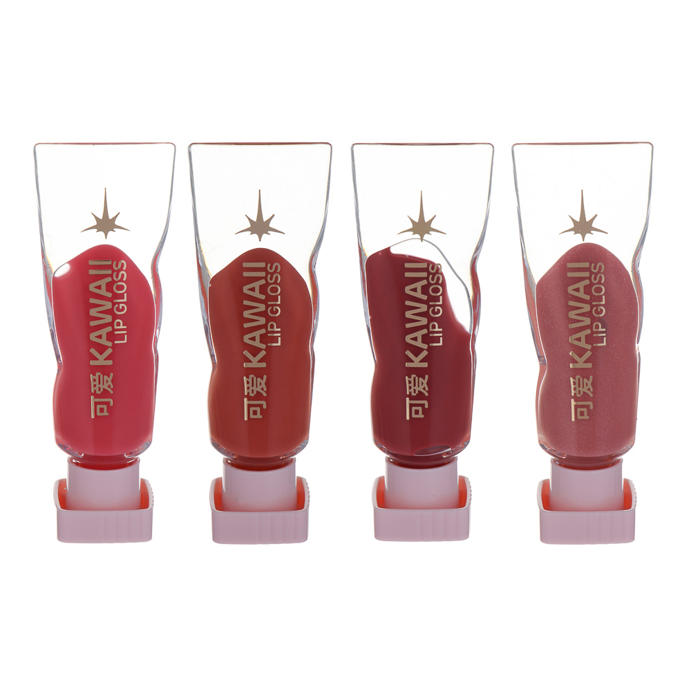 BY Русские Супергерои Заря Каваи Блеск для губ глянцевый, 4,5 мл, 4 тона, арт.№ 330-582