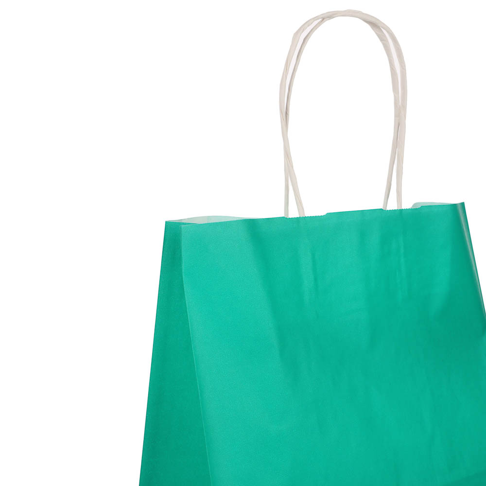 Пакет подарочный с кручеными ручками L 24x14x30см, 2 цвета: розовый/зеленый в асс, арт.№ 507-505