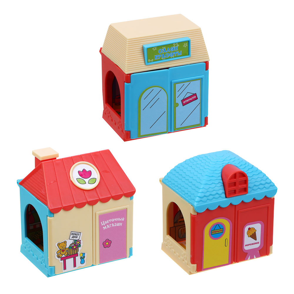 ИГРОЛЕНД Набор игровой, сюрприз, "Кукольный домик", ABS, 18,5х17х4,5, 3 дизайна, арт.№ 294-002
