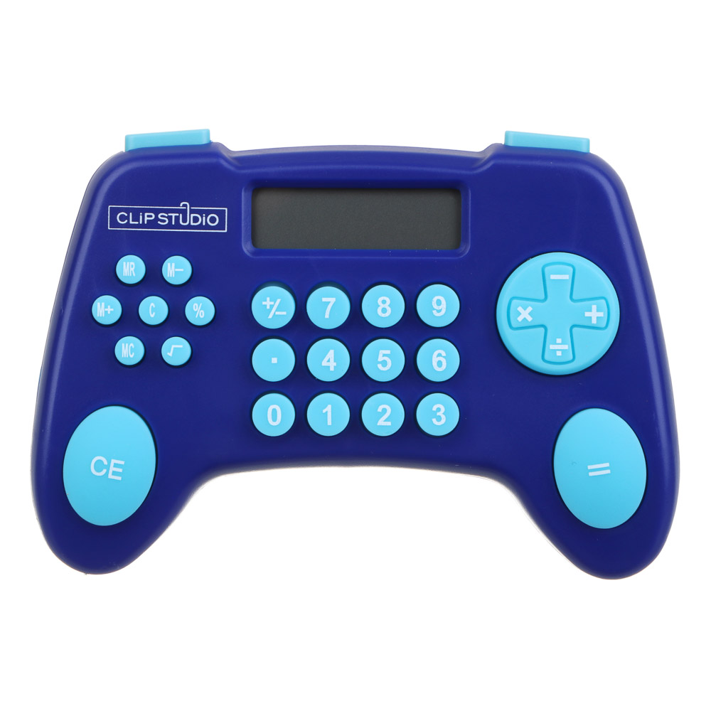 ClipStudio Калькулятор карманный, в форме геймпэда, 11,5x8x1,8см, 1xLR44, блистер, арт.№ 580-204