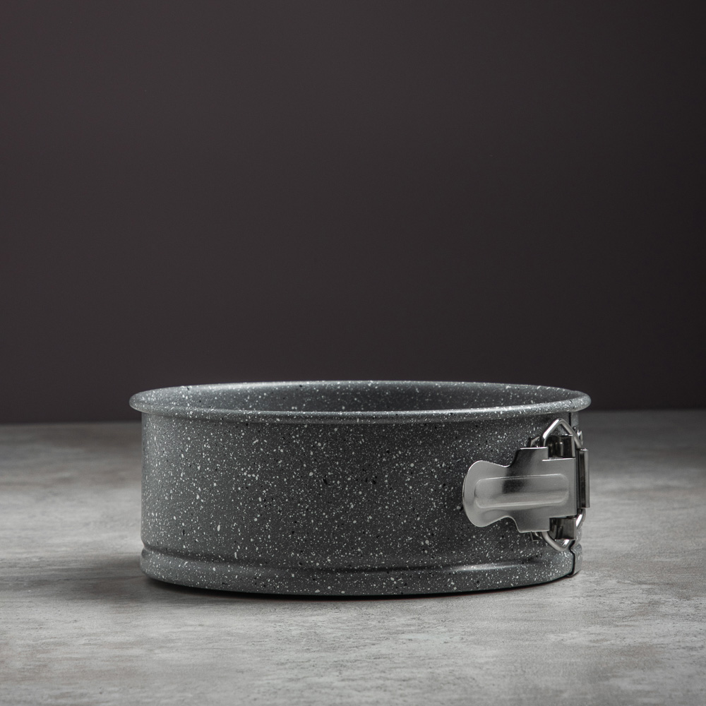 SATOSHI Буко Форма для выпечки круглая разъемная, угл.сталь, 24х6,5см, антиприг. покрытие "Мрамор", арт.№ 849-190