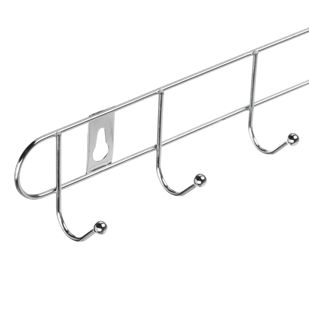 Вешалка настенная тм VETTA, 6 крючков, металл, 32,5х5х3,5см, арт.№ 465-165