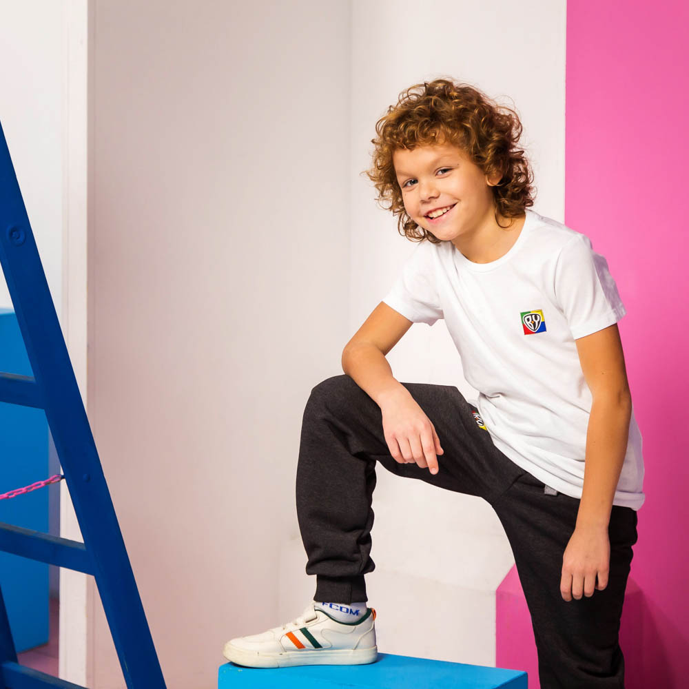 BY Basic Футболка детская, хлопок, цвет белый, размер 122, арт.№ 833-294