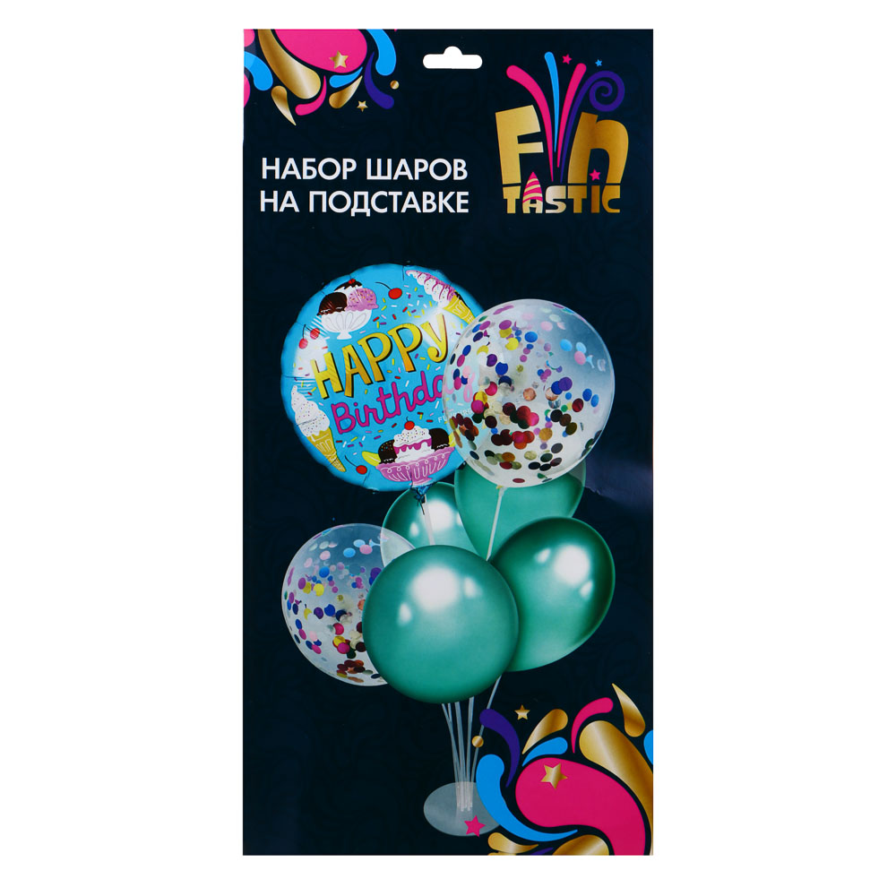 FNtastic Набор шаров 7шт на подставке, пластик, фольга, арт 2, арт.№ 518-096