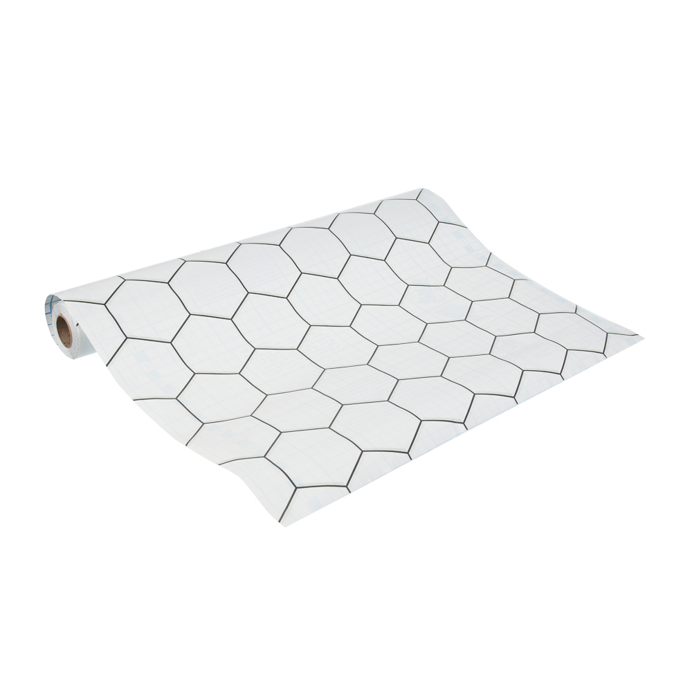 Пленка самоклеящаяся тм VETTA Соты, 45см x 8м, ПВХ, арт.№ 416-300