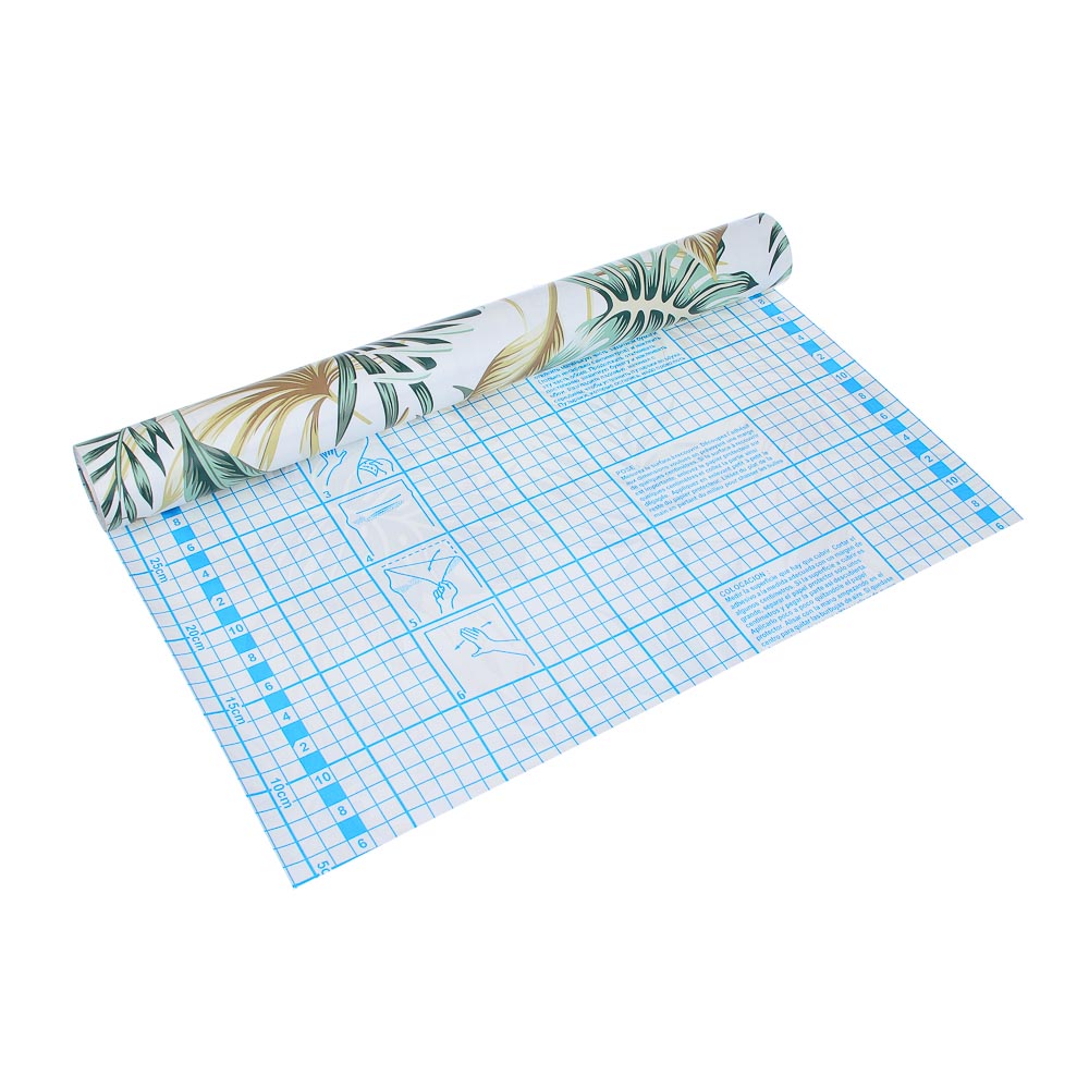 Пленка самоклеящаяся тм VETTA Цветы, 45см x 8м, ПВХ, арт.№ 416-301