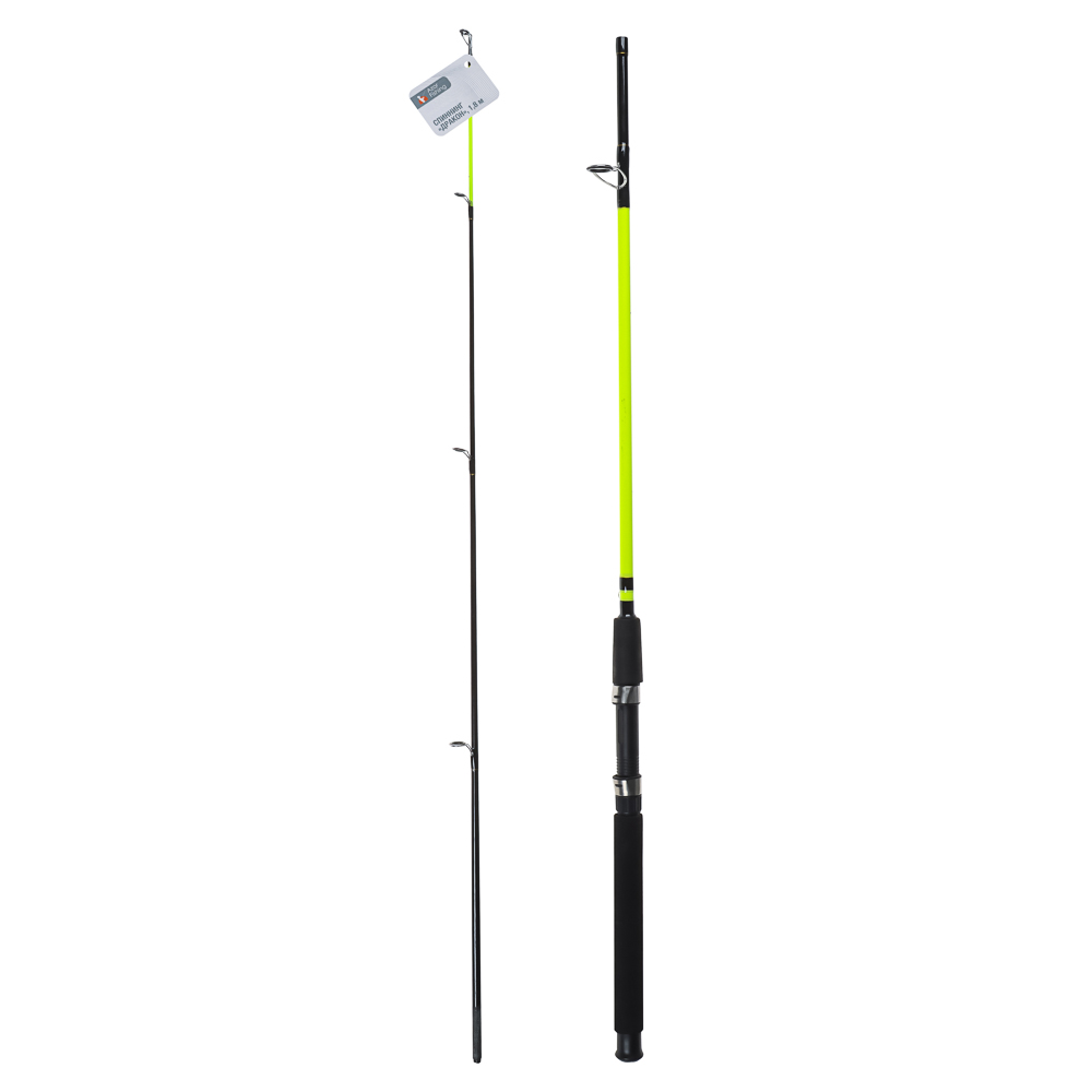 Спиннинг "Дракон" тм AZOR FISHING, штекерный, файбергласс, 1,8м, тест 10-30гр., арт.№ 149-123