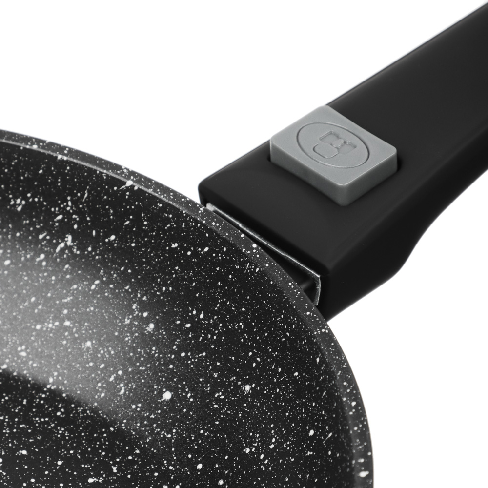 SATOSHI Оникс Сковорода литая d26см, антипригарное покрытие "мрамор", съемная ручка, индукция, арт.№ 846-730