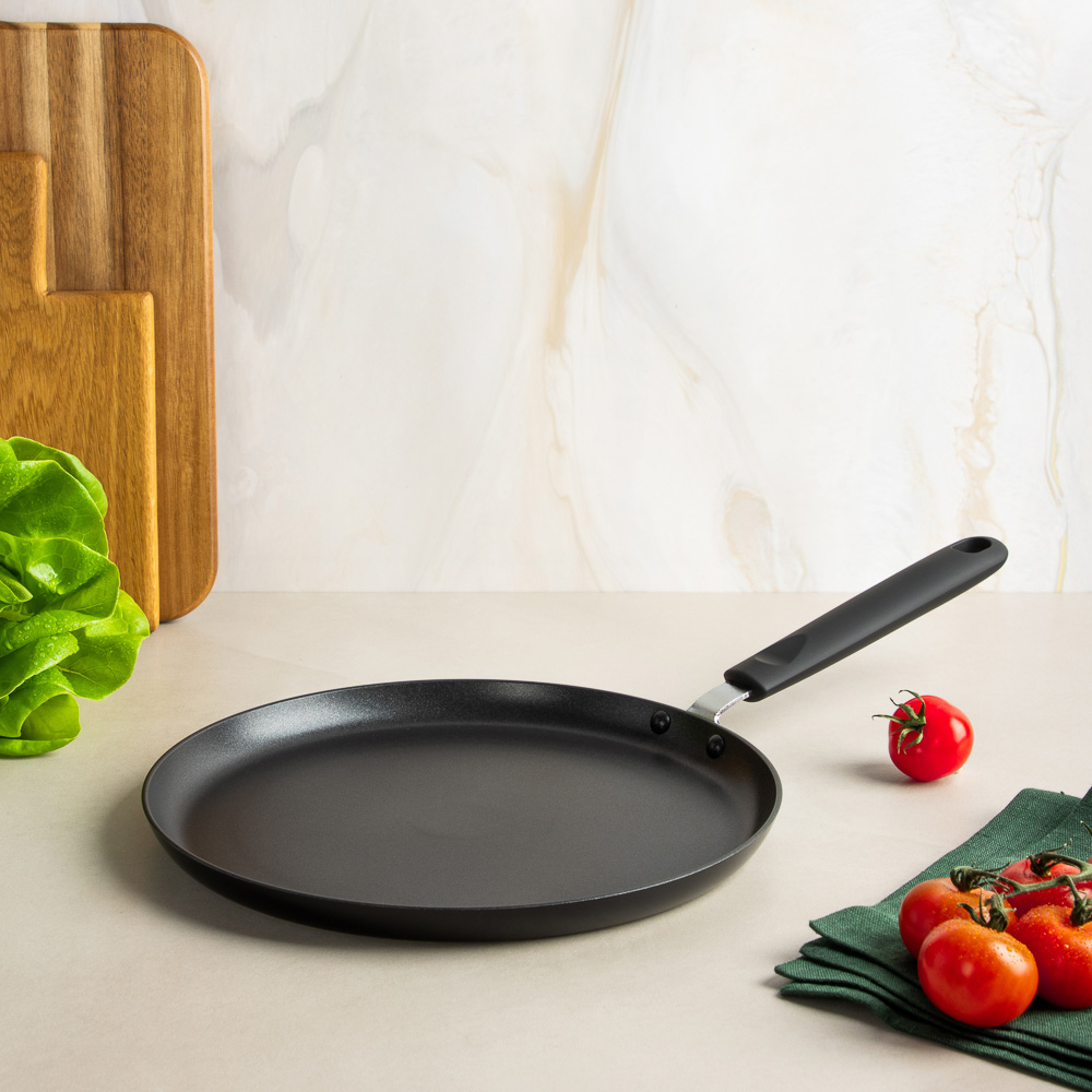 SATOSHI Графит Сковорода блинная d25см, антипригарное покрытие, индукция, арт.№ 846-732