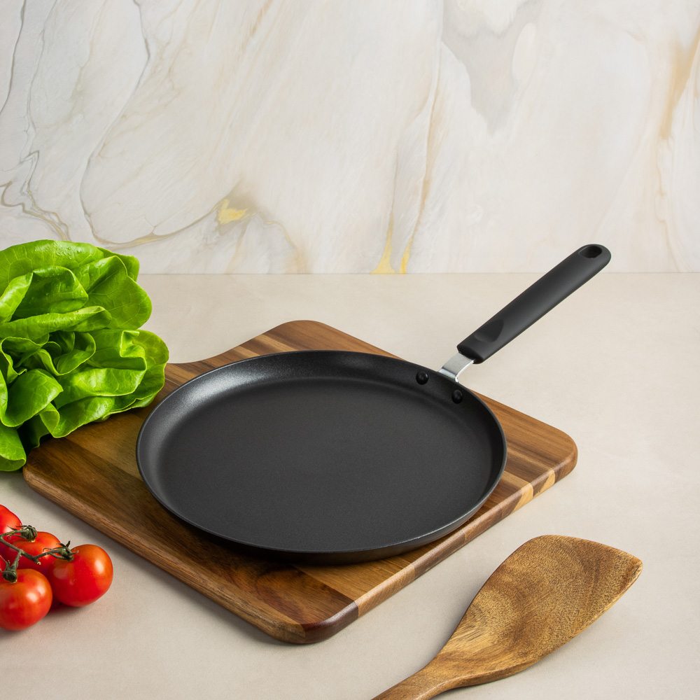 SATOSHI Графит Сковорода блинная d25см, антипригарное покрытие, индукция, арт.№ 846-732