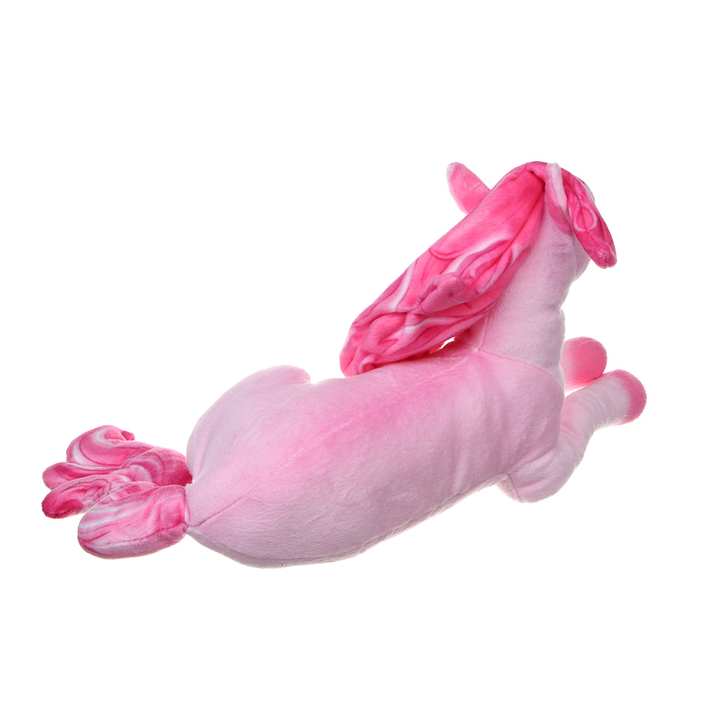СНОУ БУМ Мягкий сувенир Лошадка розовая 20x30x10 см, полиэстер, арт.№ 394-569