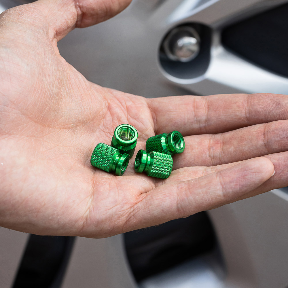 ЕРМАК Набор заглушек ниппеля 4шт., зеленый, арт.№ 754-011