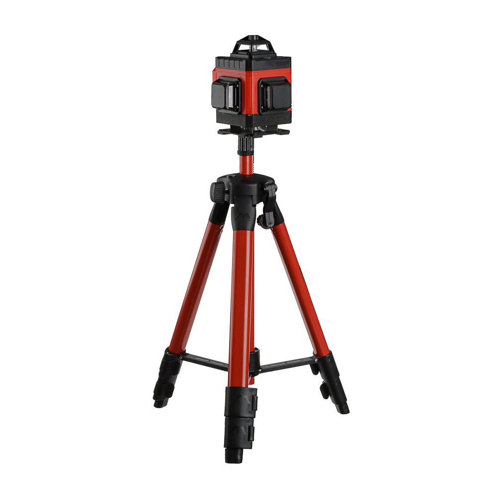 Уровень лазерный строительный РОКОТ, 360 4D, 16 лучей,2АКБ,пульт,з/у, штатив,платформа,пластина,кейс, арт.№ 916-410