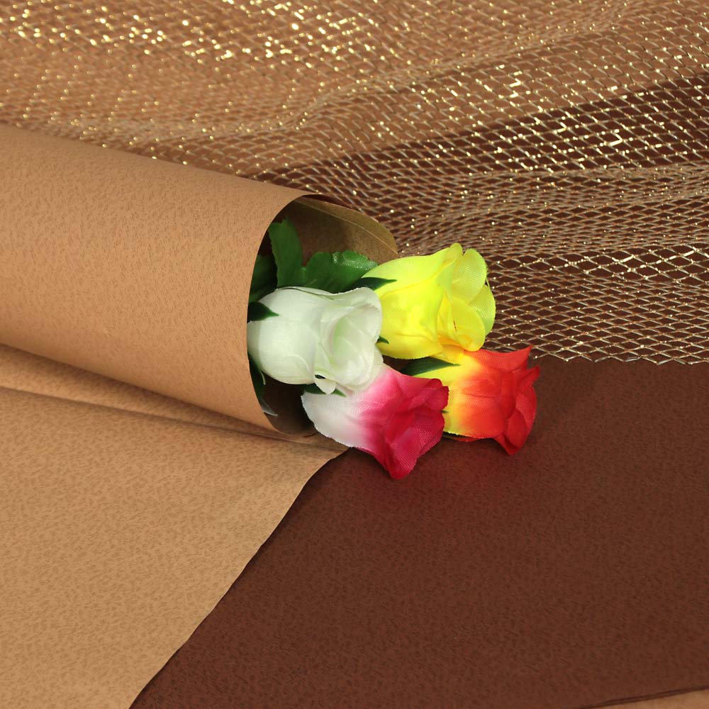 Цветок искусственный в виде розы, 35-40 см, пластик, 4 цвета, арт.№ 409-021