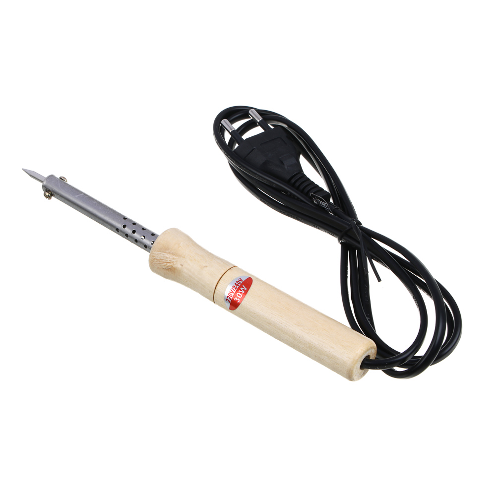 РОКОТ Паяльник 30Вт, деревянная ручка, арт.№ 619-100