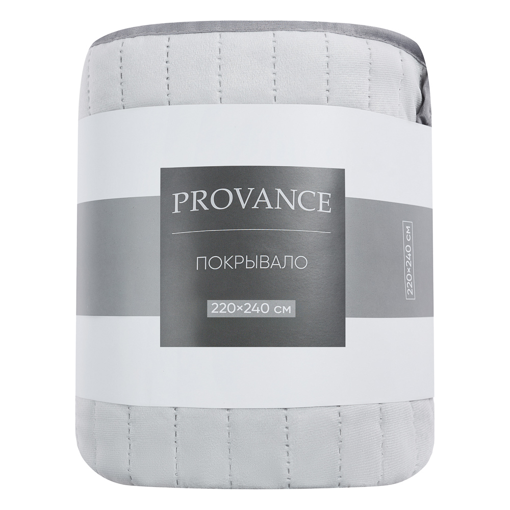 PROVANCE Фрэя Покрывало бархатное однотонное 220х240см, 100% полиэстер, арт.№ 486-198