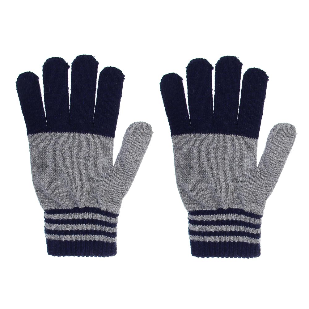 GALANTE Перчатки мужские, р.22-24, 100% полиэстер, разноцветные, ОЗ25-25, арт.№ 363-441