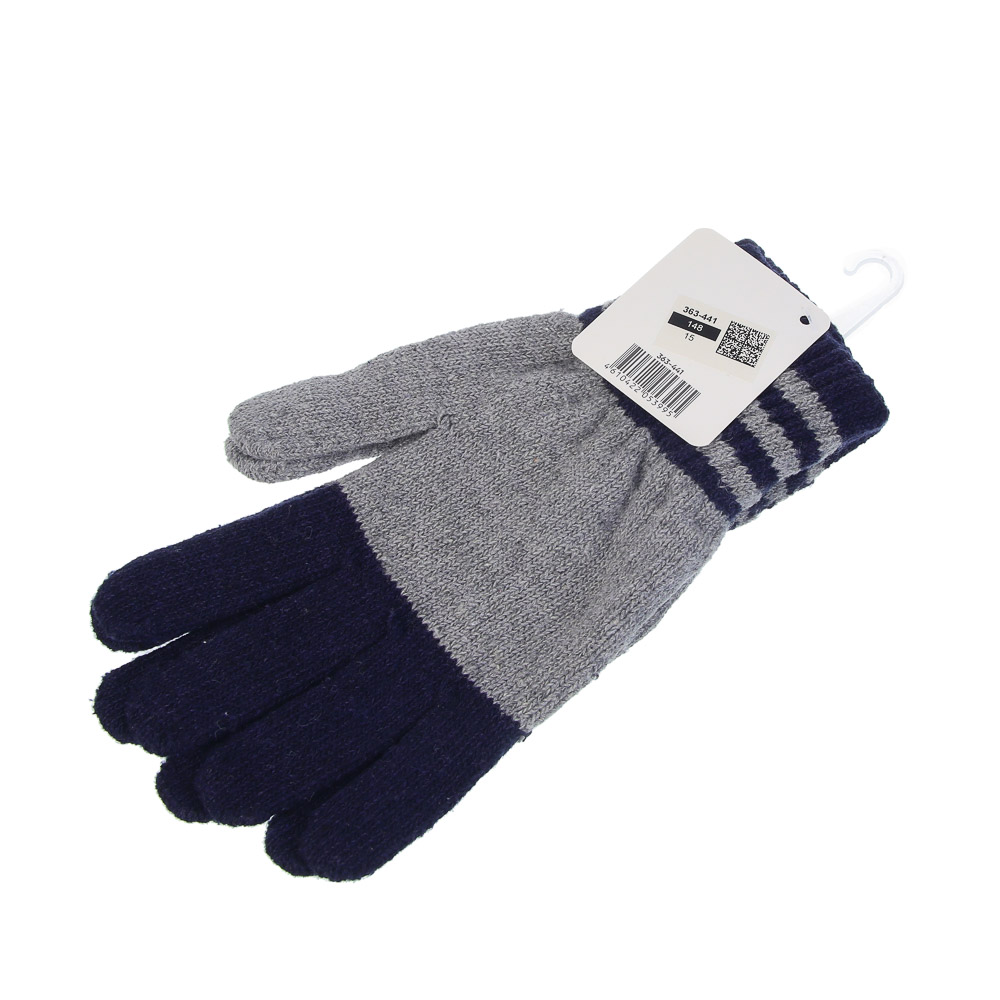 GALANTE Перчатки мужские, р.22-24, 100% полиэстер, разноцветные, ОЗ25-25, арт.№ 363-441