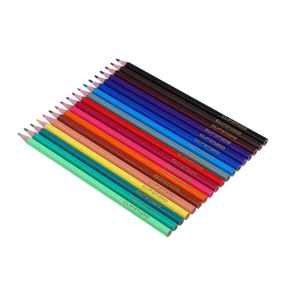 Карандаши пластиковые шестигранные, 18 цв., "Бэд Панда/Мотоспорт", заточенные, цветная коробка, арт.№ 524-270