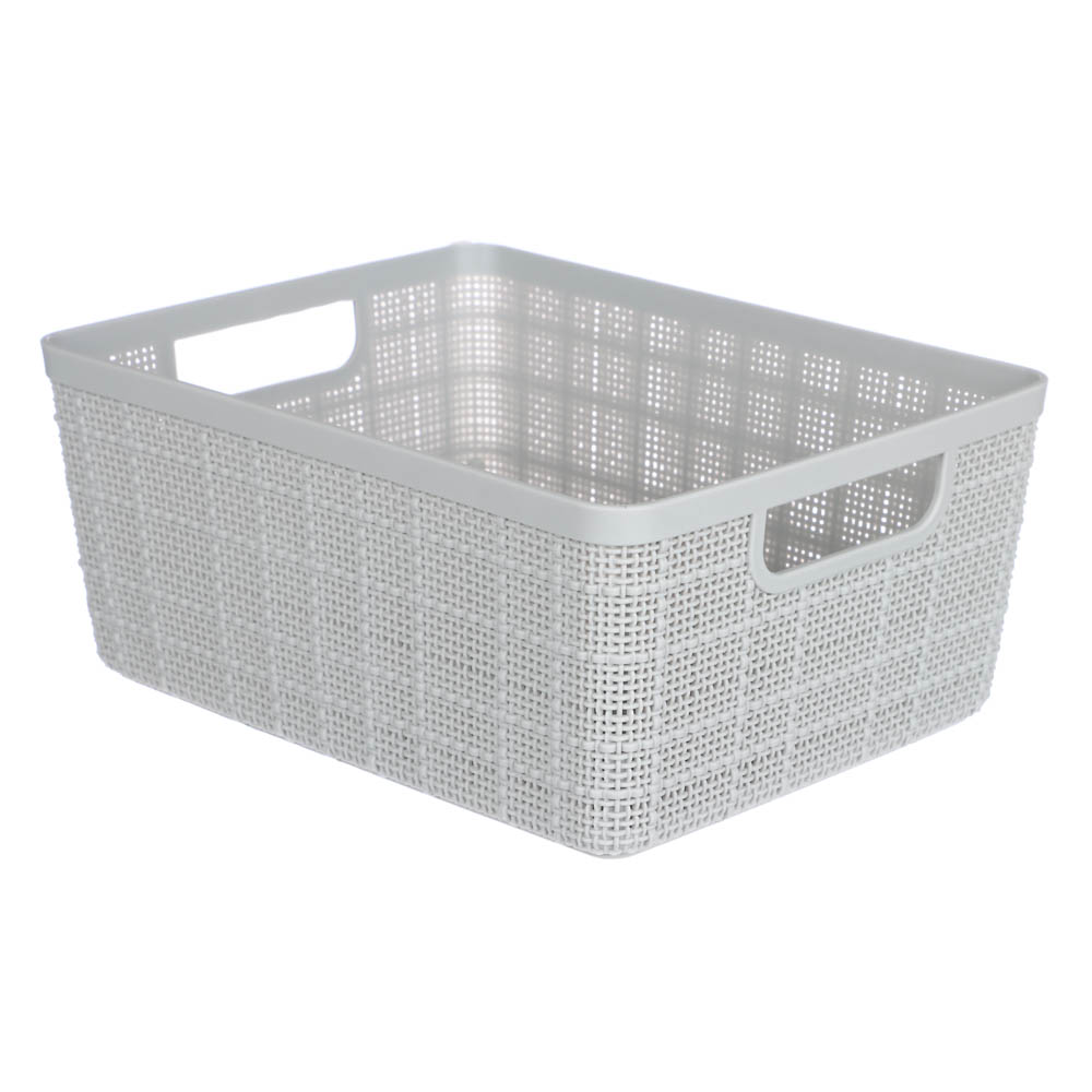 Корзина для хранения тм VETTA Киото, 24x18,5x10,3см, 2 цвета, арт.№ 414-147