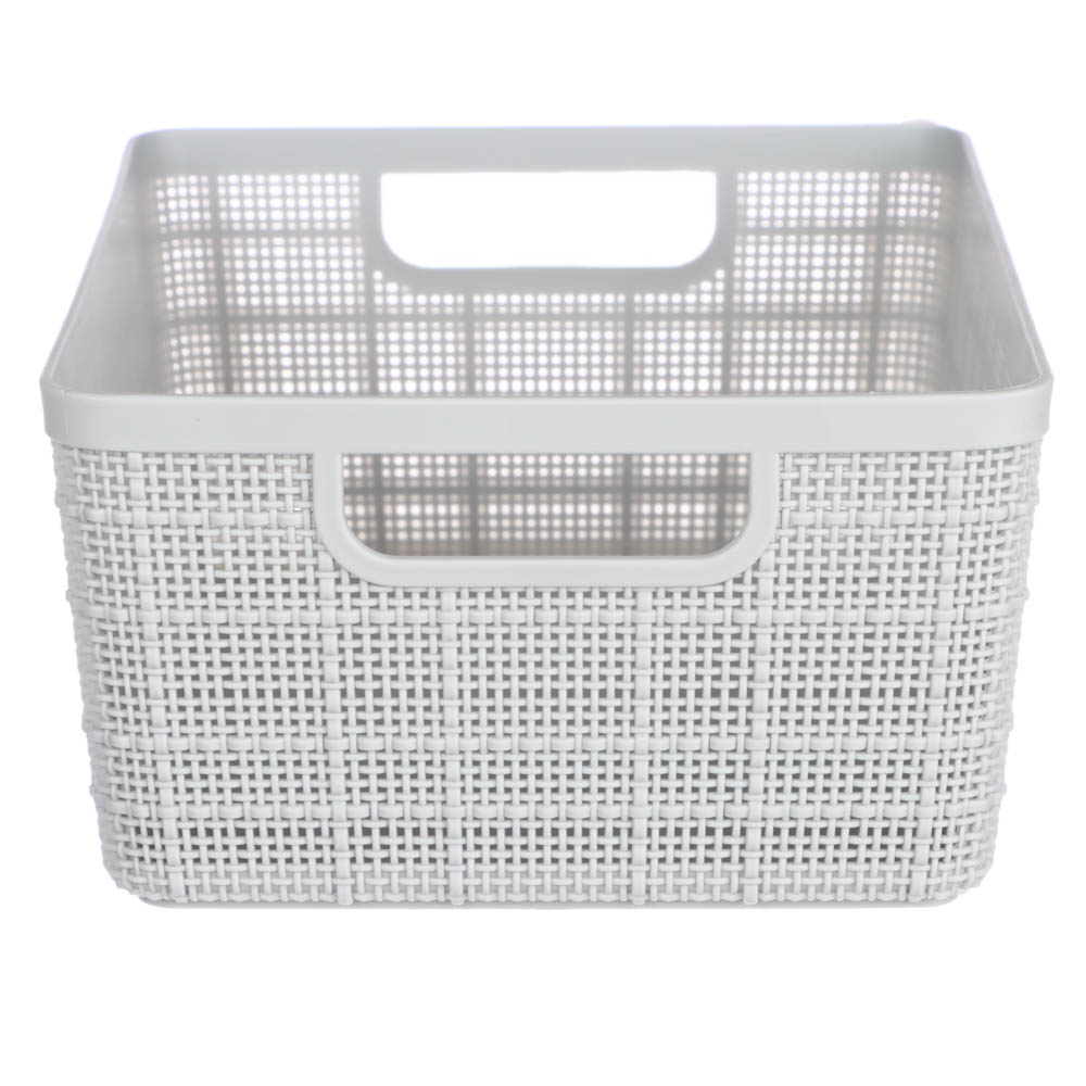 Корзина для хранения тм VETTA Киото, 24x18,5x10,3см, 2 цвета, арт.№ 414-147