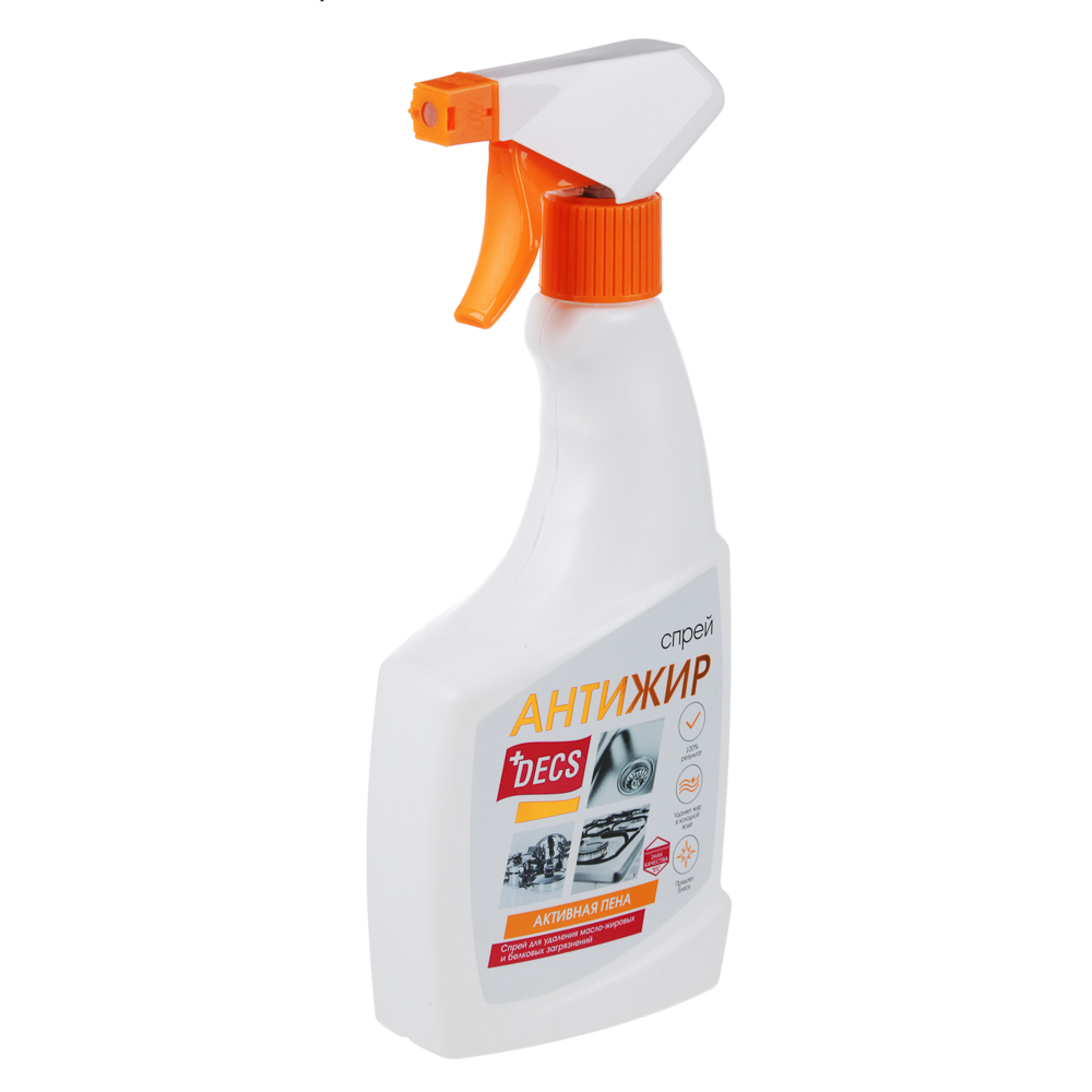 Чистящее средство-антижир DECS, спрей, п/б, 500 мл, арт.№ 994-008