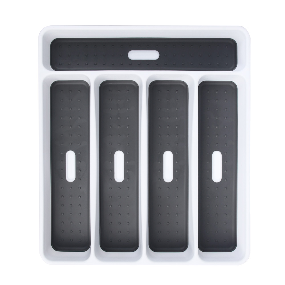 Лоток для столовых приборов тм VETTA, 5 секций, 32,8x29,3x4,5 см, полипропилен, арт.№ 485-201