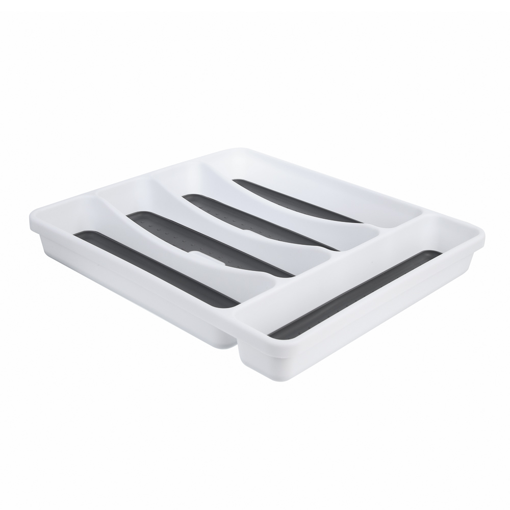 Лоток для столовых приборов тм VETTA, 5 секций, 32,8x29,3x4,5 см, полипропилен, арт.№ 485-201