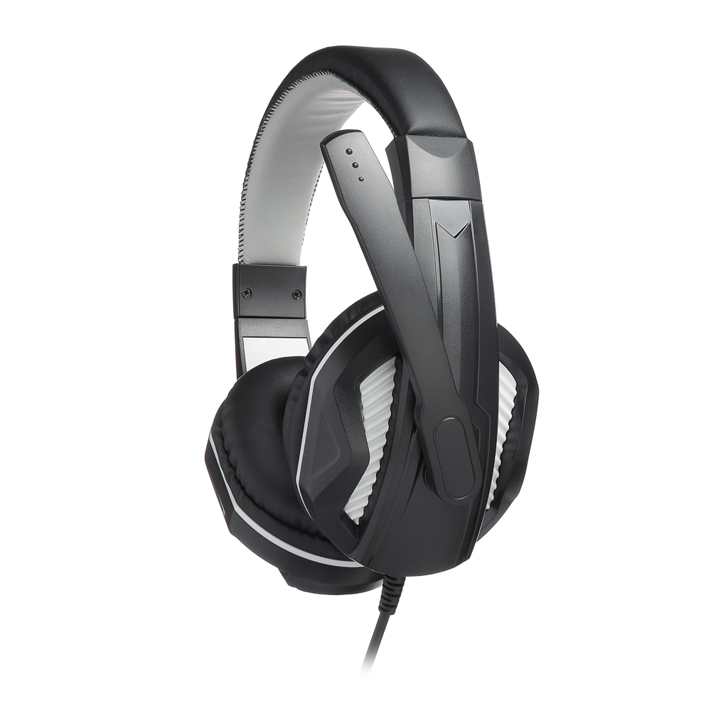 Наушники проводные с микрофоном игровые BY 3.5мм адаптер 3.5мм 4pin-SPK+MIC 2,2 м, арт.№ 410-255