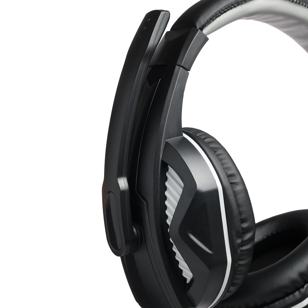 Наушники проводные с микрофоном игровые BY 3.5мм адаптер 3.5мм 4pin-SPK+MIC 2,2 м, арт.№ 410-255