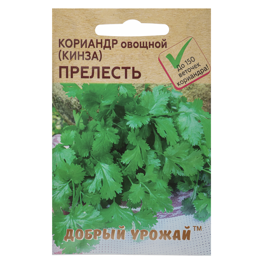 Кориандр овощной (кинза) Прелесть 1 гр, арт.№ 179-611