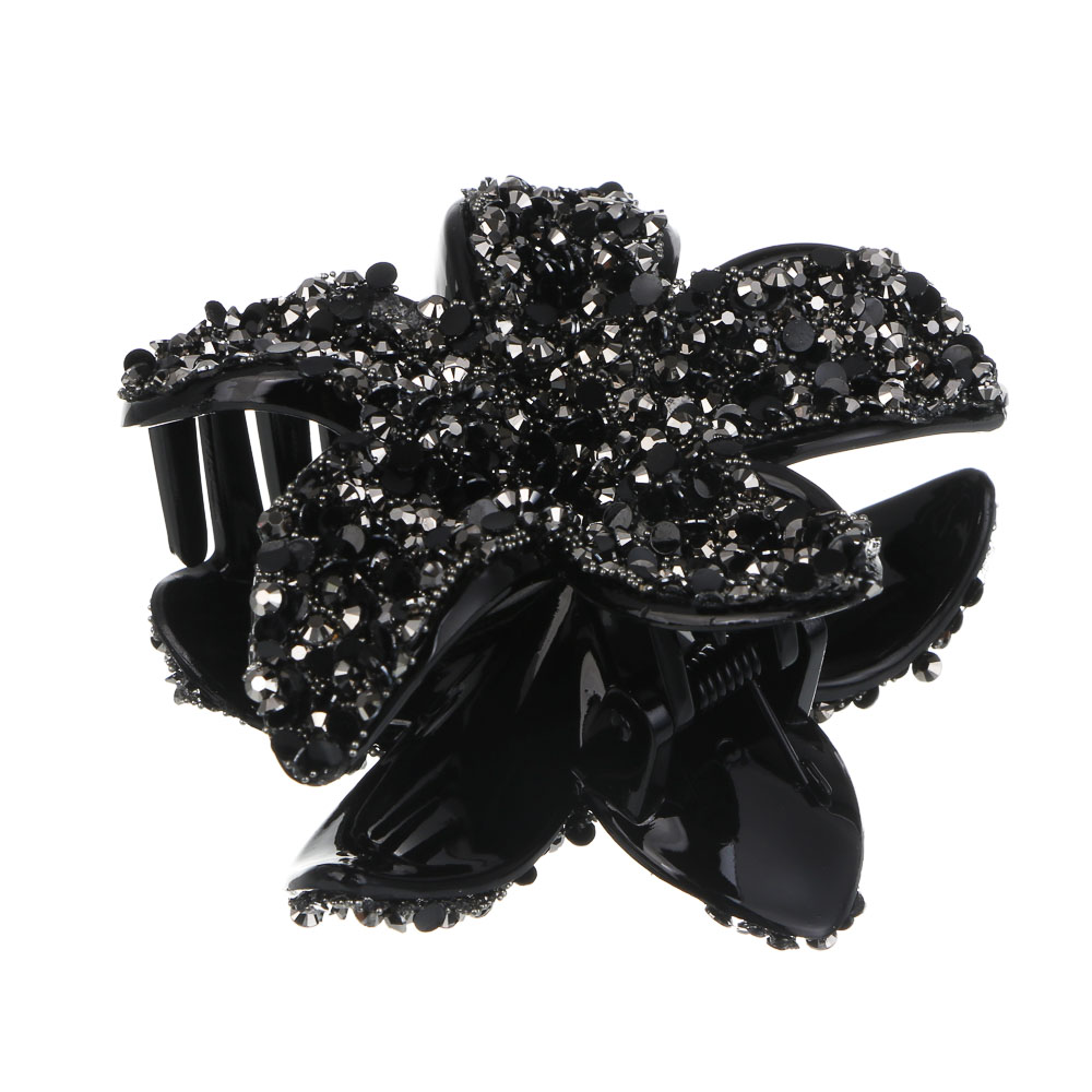 Краб для волос, тм ЮНИLOOK, 8см, пластик, 3 дизайна, #1, арт.№ 321-400