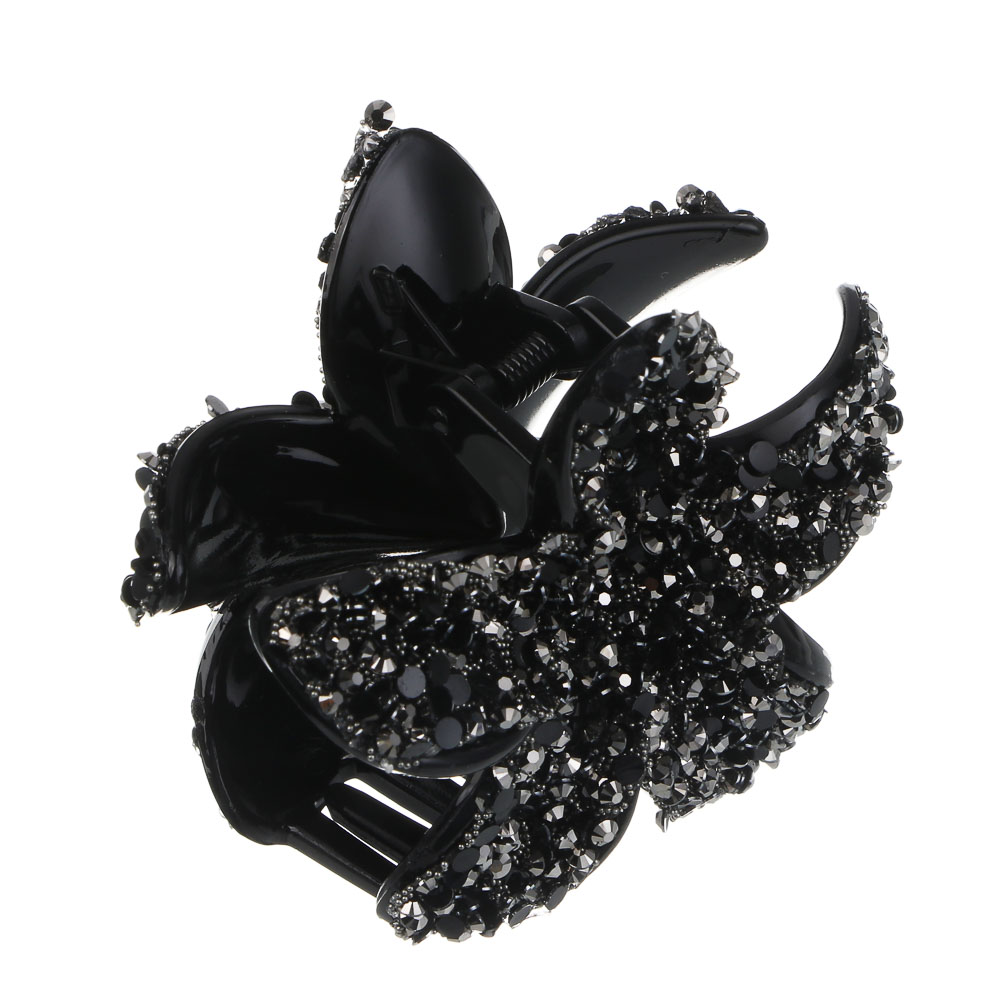 Краб для волос, тм ЮНИLOOK, 8см, пластик, 3 дизайна, #1, арт.№ 321-400