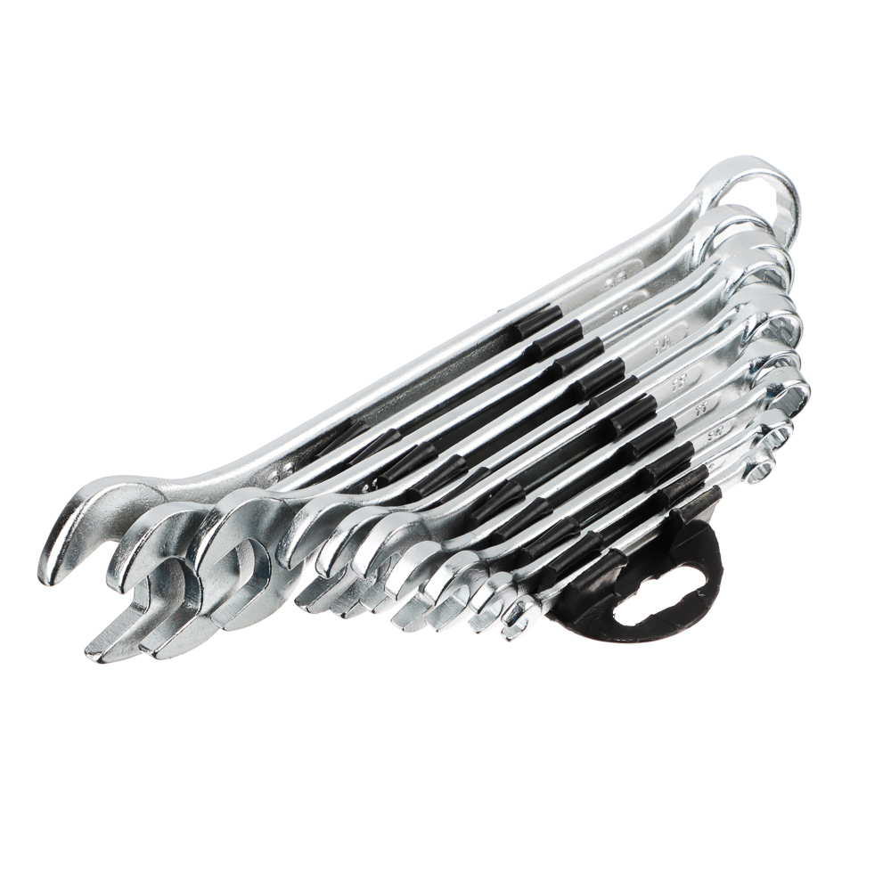 РОКОТ Набор ключей комб. оцинк. в пласт. подвесе 10 пр. (6, 8, 10, 11, 12, 13, 14, 17, 19, 22 мм), арт.№ 736-012