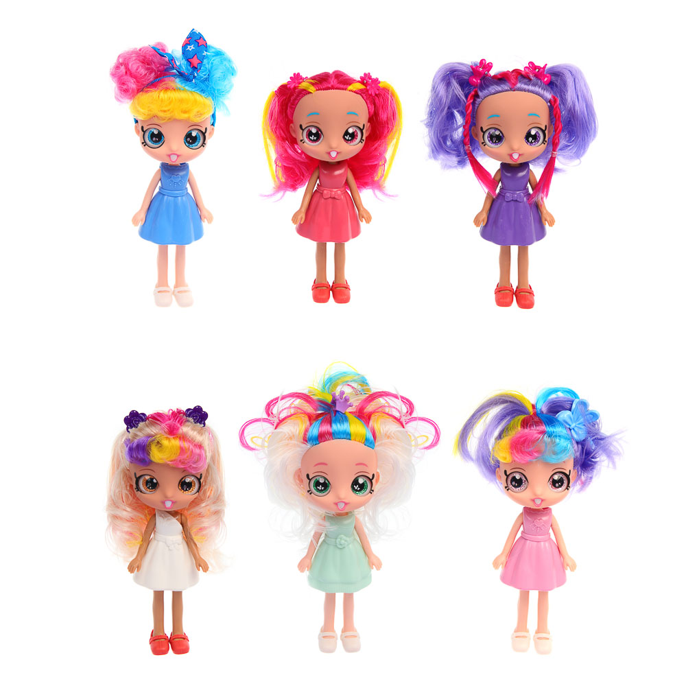 ИГРОЛЕНД Кукла с волшебными глазами, 17 см, 8х5,5х18,5 см, ABS, PP, 6 дизайнов, арт.№ 436-186