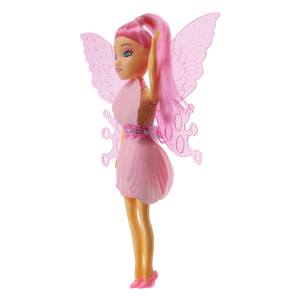 ИГРОЛЕНД Кукла в виде цветочной феи, 15,5 см, в пакете, 13х2,5х24 см, ABS, PP, PVC, 4 дизайна, арт.№ 436-189