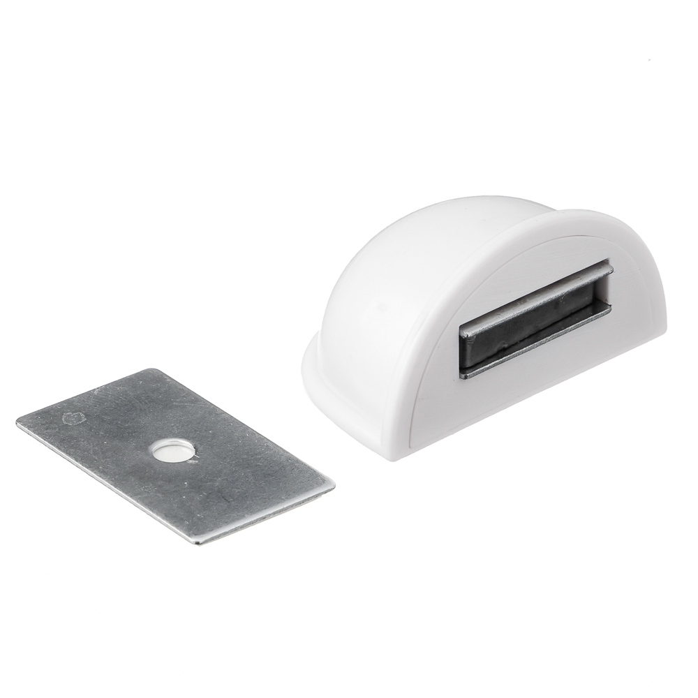 Стопор дверной тм VETTA, 2,5х5см, магнитный, пластик, металл, 2 цвета, арт.№ 416-083