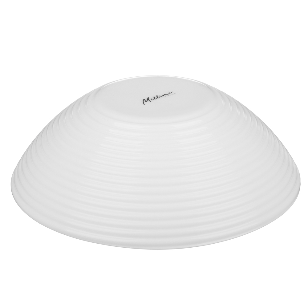 MILLIMI Бароло Салатник 24см белый опаловое стекло, арт.№ 818-387
