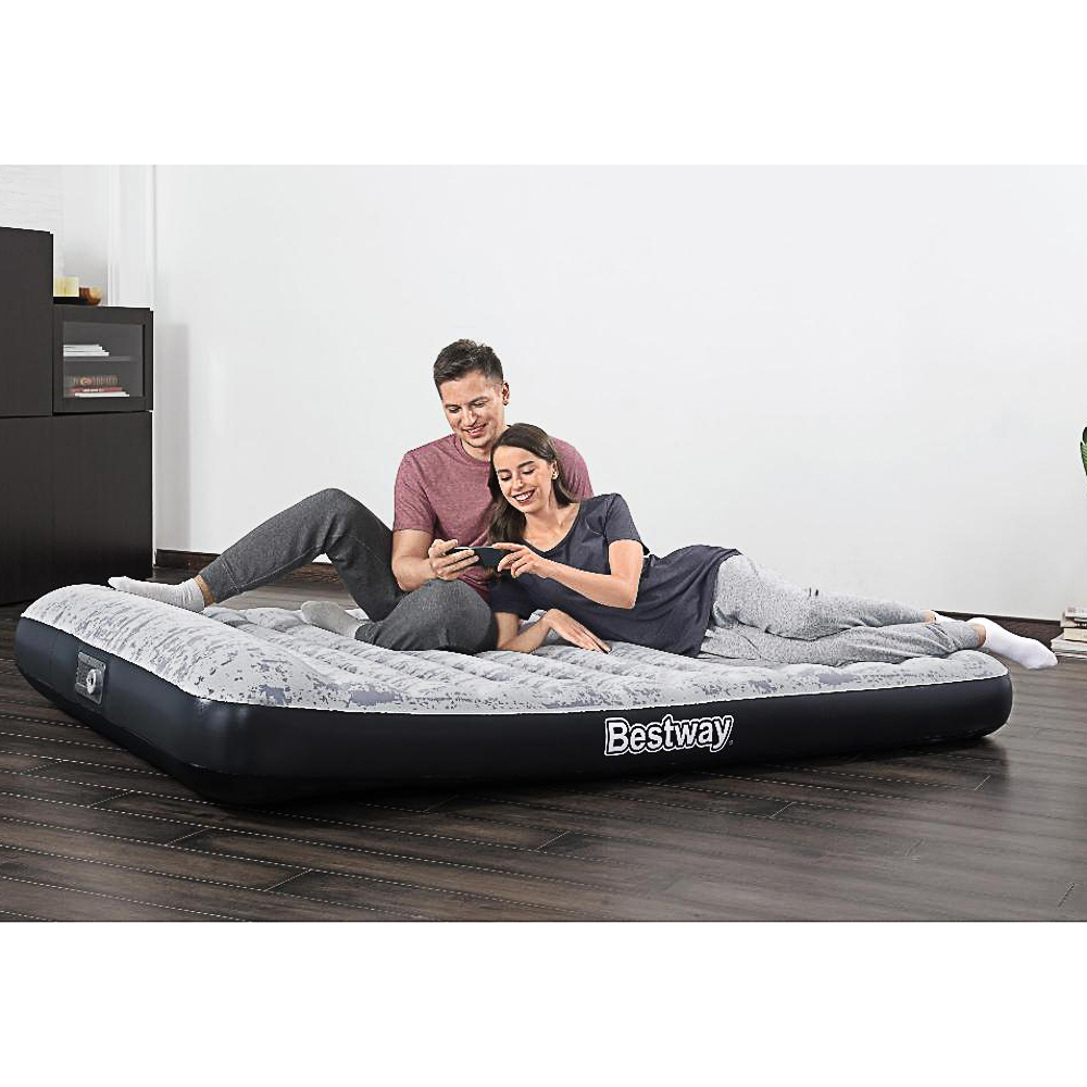 BESTWAY Кровать надувная Twin, встроенный электронасос 220В, 203х152х30см, 67836, арт.№ 106-039