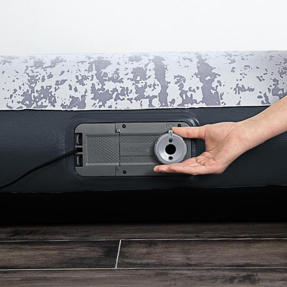 BESTWAY Кровать надувная Twin, встроенный электронасос 220В, 203х152х30см, 67836, арт.№ 106-039