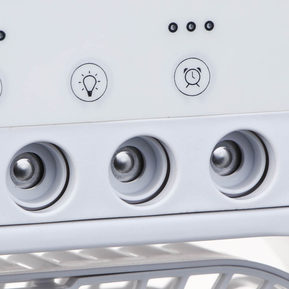 Вентилятор настольный с увлажнителем тм LEBEN 6Вт, 5в/1.2А, 24.5x18.5см, USB-кабель, белый, арт.№ 243-016