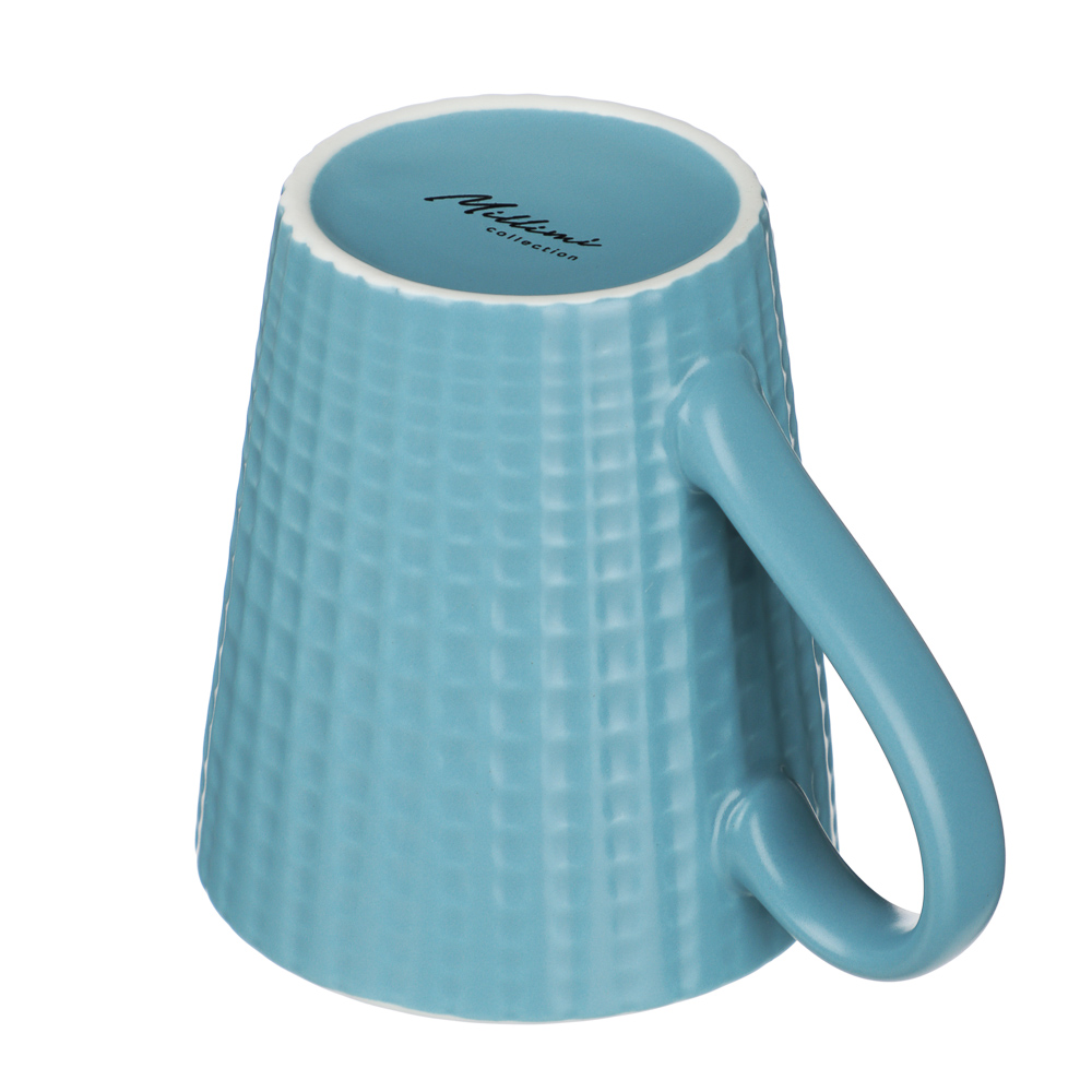 Кружка Клетка тм MILLIMI, 335мл, 2 дизайна, фарфор, арт.№ 806-506