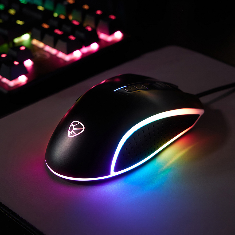 BY Игровая мышь проводная Sniper 7000dpi,7D,A725F,RGB,220см, арт.№ 405-052