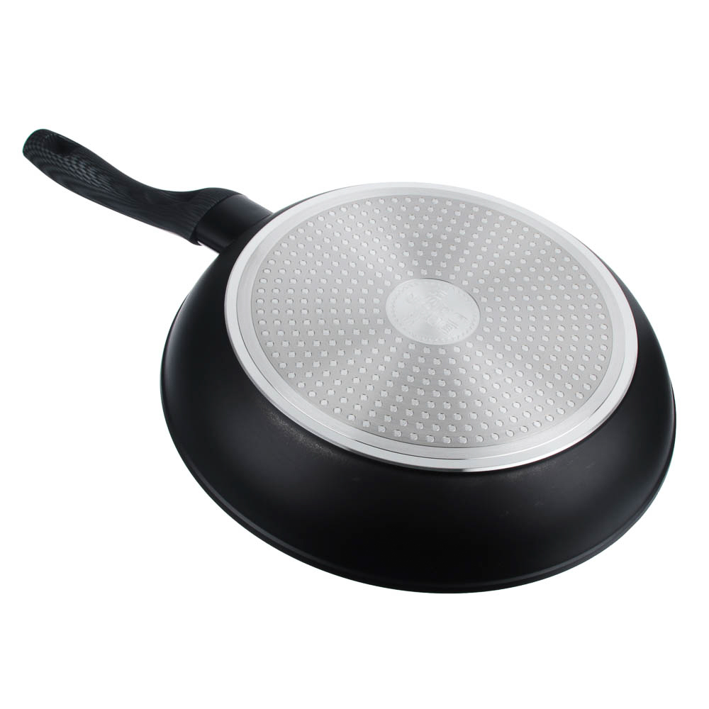 SATOSHI Карбон Сковорода литая d28см, антипригарное покрытие Мрамор, индукция, арт.№ 846-454