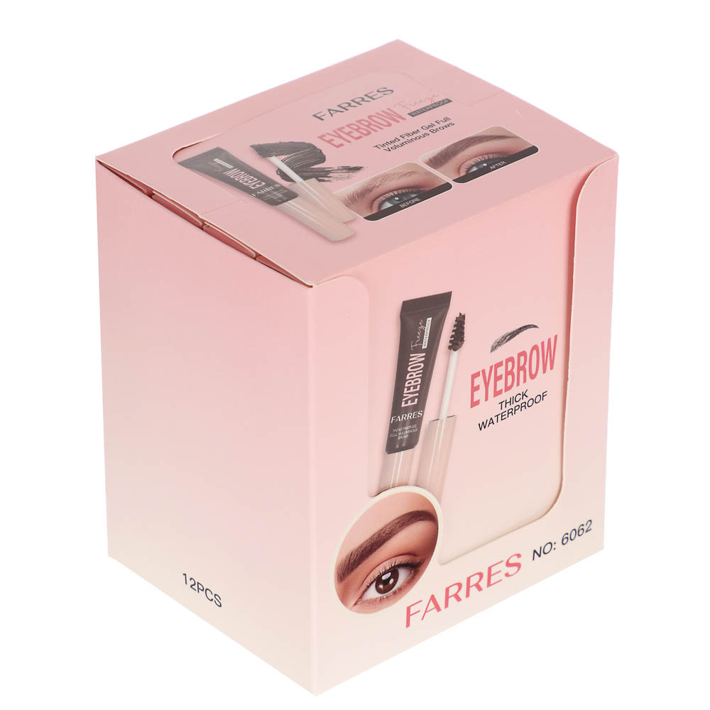 Стойкая тушь для бровей с 3D эффектом тм Farres 8,0 г, арт.№ 330-617