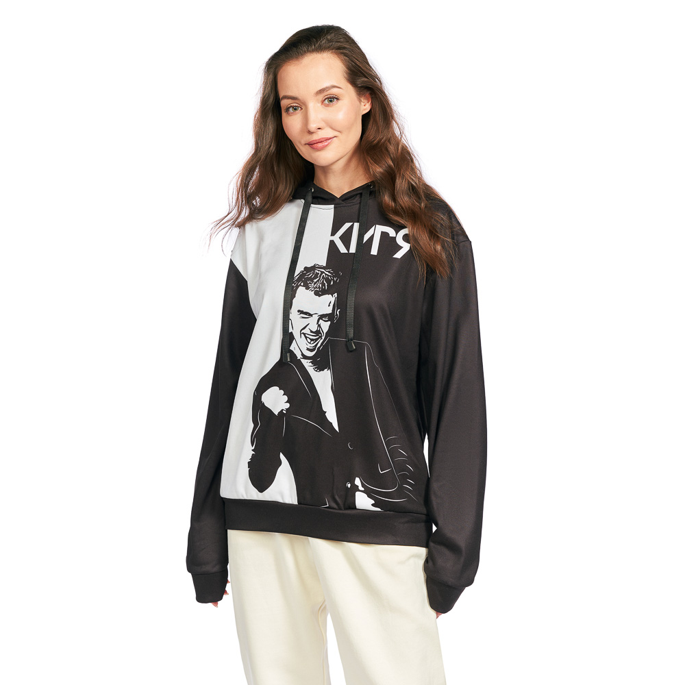 Джемпер для взрослых "КИРЯ", размер S, Футер (100% полиэстер), 4 дизайна, арт.№ 006-015