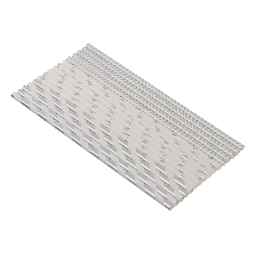 Набор трубочек для напитков тм Fntastic, 16 шт, бумага, арт.№ 854-027