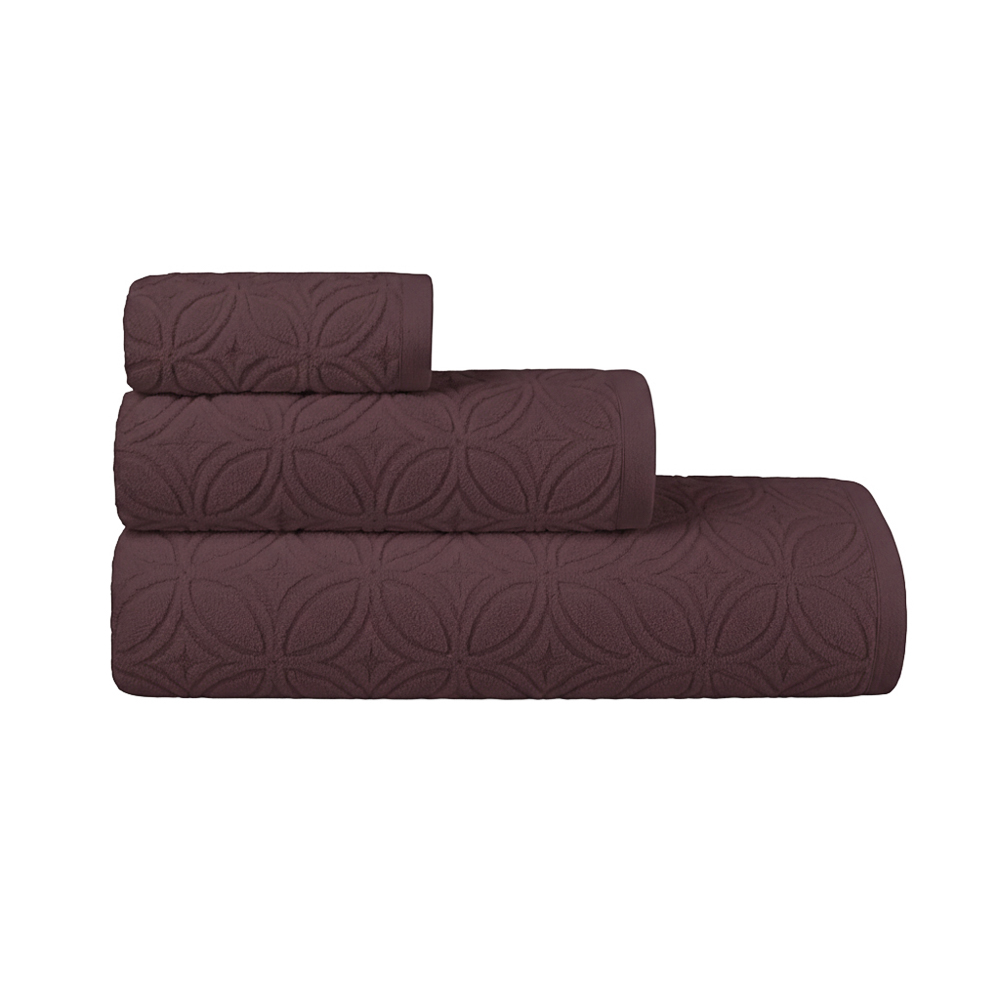 Полотенце махровое тм PROVANCE Бургунди 70х130см, 500 г/м2, 100% хлопок, 3 цвета, арт.№ 484-244