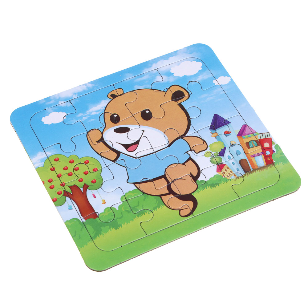 ХОББИХИТ Набор для творчества "Пазл-раскраска" 6 штук, 16,5х2,3х20см, картон, 2 дизайна, арт.№ 284-327